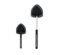 Pulizia cristalli 2026 Set di spazzole per la pulizia del parabrezza dell'auto, detergente per vetri telescopico in microfibra, nebulizzazione raschiante Pompa Lavavetri Impianto(Grey-1PCS)