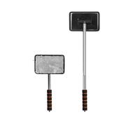 Pulizia cristalli Detergente per vetri per parabrezza per auto, spazzola per pulizia vetri in microfibra, manico estensibile, strumenti per lavare interni ed esterni Pompa Lavavetri Impianto(Black)