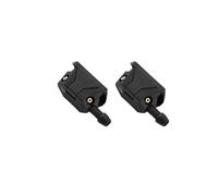 Pulizia cristalli Ugelli per getti d'acqua spray per tergicristalli universali per auto da 2 pezzi montati su braccio da 8 mm 9 mm con capacità a 4 fori Impianto Lavavetro Parabrezza(2PCS)