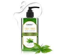 Pulizia delicata del viso, gel detergente idratante con olio di tea tree e glicerina per pulizia profonda dei pori per pelli sensibili, 150 ml