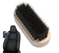 Pulizia interna 'auto, spazzole per la rimozione della polvere automatica, 11,9 x 5,5 cm, spazzola per dettagli con impugnatura in legno, setole morbide, strumento per la pulizia della bocchetta