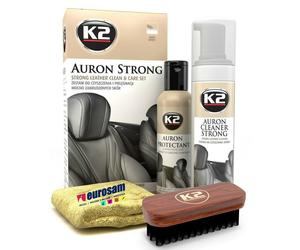 PULIZIA PROTEZIONE SEDILI INTERNI IN PELLE AUTO CAMPER K2 +SPAZZOL MICROFIBRA