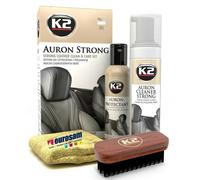 PULIZIA PROTEZIONE SEDILI INTERNI IN PELLE AUTO CAMPER K2 +SPAZZOL MICROFIBRA