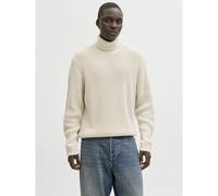 Pull a collo alto in maglia Beige XL Tinta unita