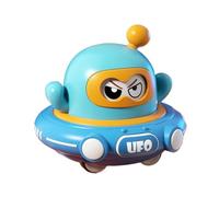 Pull Back UFO | Simpatica astronave giocattolo inerziale per bambini - attività all'aria aperta per cambiare il viso al coperto, parco giochi per bambini e bambine, compleanno dei bambini, giardino