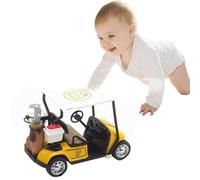 Pull Back Vehicle -Mini Golf Model Toy 1:36 | Scale Diecast Metal Golf Cart With Pullback Function, Realistic Alloy Vehicle Model For Boys And Girls, Desk Decoration Ornament And Collector Gift
