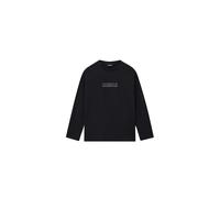 Napapijri New Box Logo Long Sleeve T-shirt Nero 16 Years Bambini