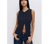 Pull&Bear - Bamula - Top abbottonato blu navy L