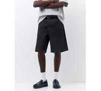 Pull&Bear - Bermuda ampi e comodi in denim blu navy 46