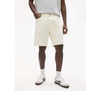 Pull&Bear - Bermuda vestibilità standard in denim beige-Neutro 36