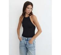 Pull&Bear - Body nero allacciato al collo con spalline sottili XL