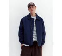 Pull&Bear - Bomber blu navy con colletto a camicia XL