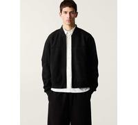 Pull&Bear - Bomber in camoscio sintetico nero S