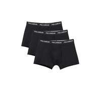 Pull&Bear - Confezione da 3 boxer neri con logo piccolo-Multicolore S