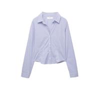 Pull&Bear Camicia da donna blu / bianco Donna Pull&Bear M blu / bianco