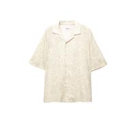 Pull&Bear Camicia écru / sabbia Uomo Pull&Bear S écru / sabbia