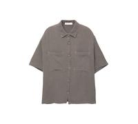 Pull&Bear Camicia grigio scuro Uomo Pull&Bear XS grigio scuro