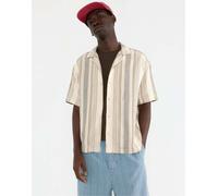 Pull&Bear - Camicia rustica a righe-Multicolore M