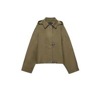Pull&Bear Cappotto di mezza stagione oliva Donna - Abbigliamento - Nuovi arrivi - Giacche e cappotti Pull&Bear L