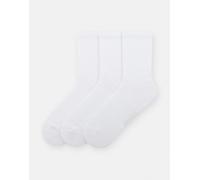 Pull&Bear - Confezione da 3 paia di calzini bianchi-Bianco M
