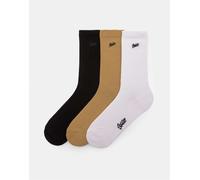 Pull&Bear - Confezione da 3 paia di calzini multicolore con logo Stwd M