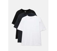 Pull&Bear - Confezione da 3 T-shirt a maniche corte blu navy XS