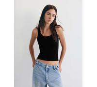 Pull&Bear - Confezione da 3 top senza maniche nero, grigio e bianco M