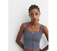 Pull&Bear - Corsetto blu a righe M