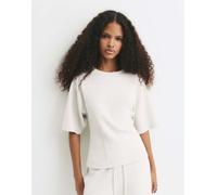 Pull&Bear - Felpa a maniche corte beige-Neutro M