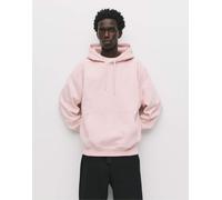Pull&Bear - Felpa basic rosa con cappuccio XS