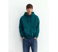 Pull&Bear felpa con cappuccio basic verde bottiglia L