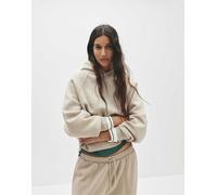 Pull&Bear - Felpa con cappuccio oversize color sabbia-Neutro XS