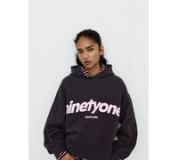 Pull&Bear Felpa marrone scuro / rosa pastello Donna Pull&Bear S