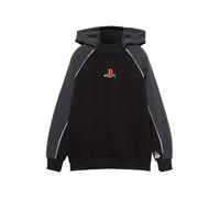Pull&Bear Felpa 'PLAYSTATION 2 STWD' antracite / arancione / nero / bianco Uomo Pull&Bear L antracite / arancione / nero / bianco