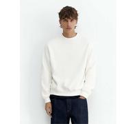 Pull&Bear felpa relaxed fit bianco sporco XL