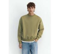 Pull&Bear felpa relaxed fit color oliva-Verde M