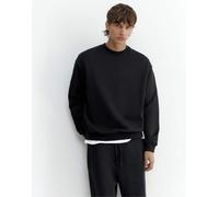 Pull&Bear felpa relaxed fit nera-Nero 2XS