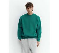 Pull&Bear felpa relaxed fit verde bottiglia 2XL