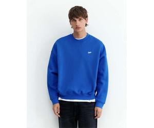 Pull&Bear felpa squadrata Stwd blu intenso XS