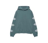 Pull&Bear Felpa 'STWD' abete / bianco Uomo Pull&Bear L