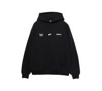Pull&Bear Felpa 'STWD' fucsia / nero / bianco Uomo Pull&Bear L fucsia / nero / bianco