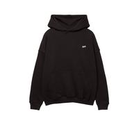 Pull&Bear Felpa 'STWD' nero / bianco Uomo Pull&Bear XL nero / bianco