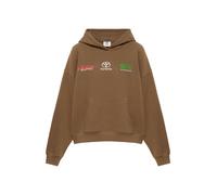 Pull&Bear Felpa 'TOYOTA' marrone / verde / rosso / bianco Uomo - Abbigliamento - Nuovi arrivi - Felpe Pull&Bear XL