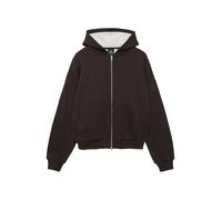 Pull&Bear Giacca di felpa marrone / arancione / rosso / bianco Uomo Pull&Bear M
