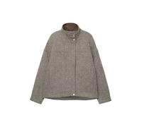 Pull&Bear Giacca di mezza stagione grigio scuro / bianco Donna Pull&Bear S