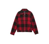 Pull&Bear Giacca di mezza stagione rosso / nero Uomo Pull&Bear XL