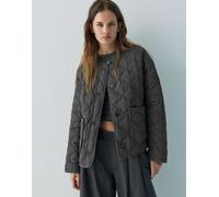 Pull&Bear - Giacca imbottita leggera grigia-Grigio L