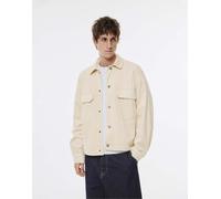 Pull&Bear - Giacca in camoscio sintetico color sabbia-Neutro M