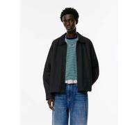 Pull&Bear - Giacca in cotone nera con zip-Nero S
