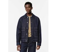 Pull&Bear - Giacca in denim stile trucker blu navy S